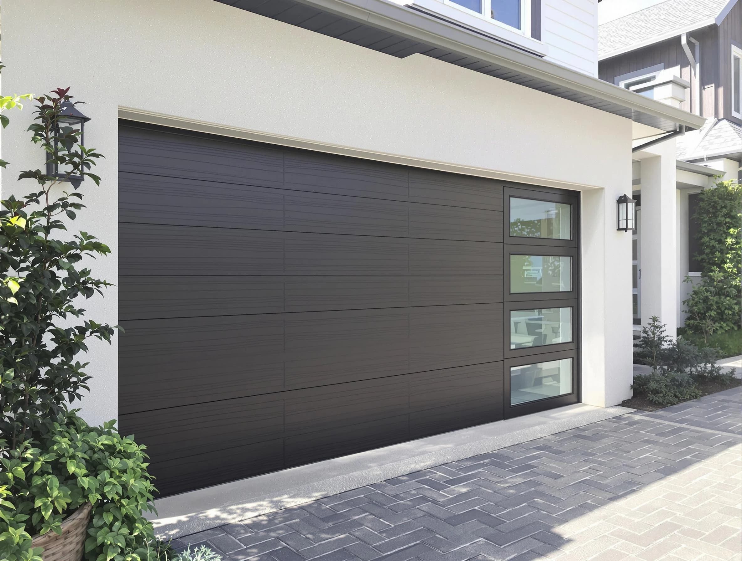 Custom garage door installation by Tewksbury Garage Door Repair in Tewksbury