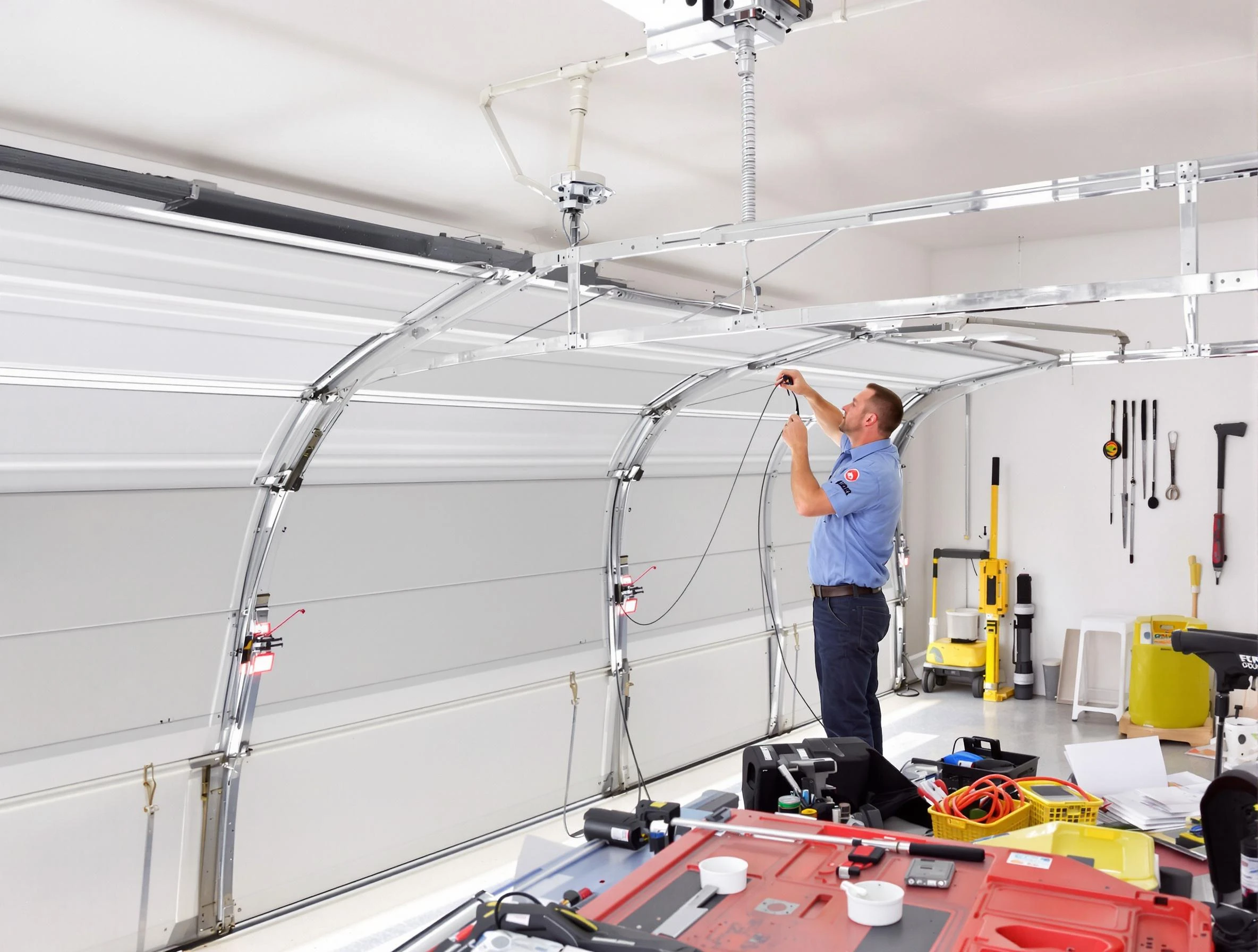 Garage door cable repair service by Tewksbury Garage Door Repair in Tewksbury