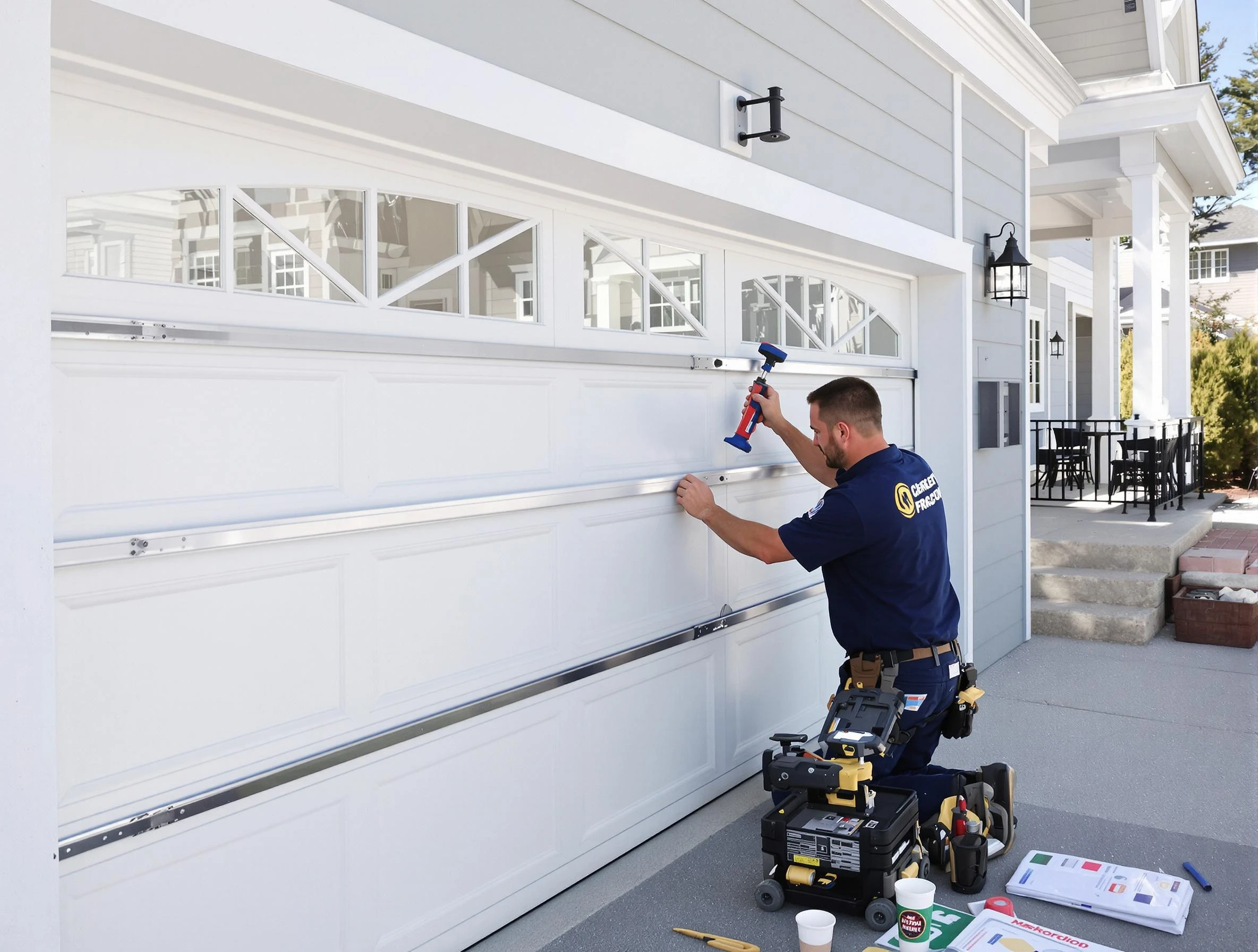 Professional garage door installation by Tewksbury Garage Door Repair in Tewksbury